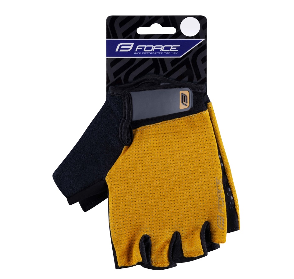 gloves FORCE LOOSE, yellow