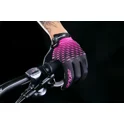 gloves FORCE MTB ANGLE summer, pink-black