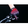 gloves FORCE MTB ANGLE summer, red-black