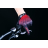 gloves FORCE MTB ANGLE summer, red-black