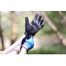 gloves FORCE MTB CORE summer, blue