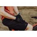 gloves FORCE MTB CRAG, black