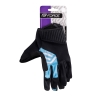 gloves FORCE MTB POWER, black-blue 