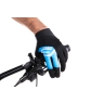 gloves FORCE MTB POWER, black-blue 