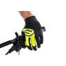 gloves FORCE MTB POWER, black-fluo