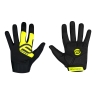 gloves FORCE MTB POWER, black-fluo L