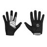 gloves FORCE MTB POWER, black-grey L