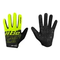 gloves FORCE MTB SWIPE summer, black-fluo L