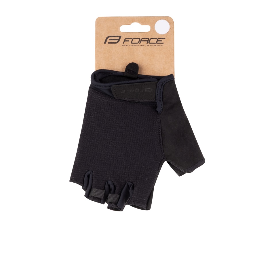 gloves FORCE PARK, black
