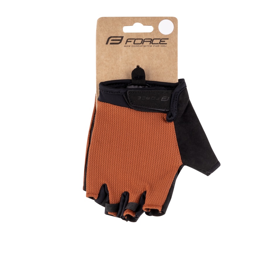 gloves FORCE PARK, brick