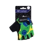 gloves FORCE PLANETS KID, green-yellow L