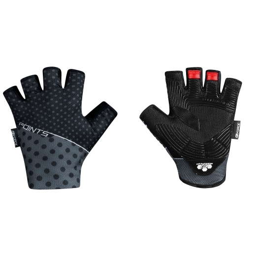 gloves FORCE POINTS w/o fastening,black-grey