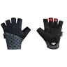 gloves FORCE POINTS w/o fastening,black-grey L