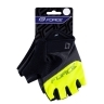 gloves FORCE RAB 2 gel, black-fluo-grey