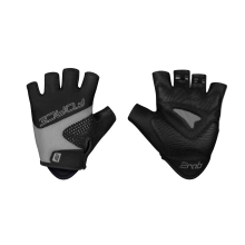 gloves FORCE RAB 2 gel, black-grey