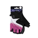 gloves FORCE RAB 2 gel KID, black-pink-white