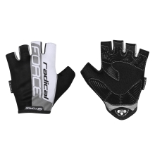 gloves FORCE RADICAL, grey-white-black