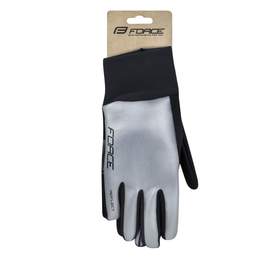 gloves FORCE REFLECT, reflective