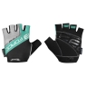 gloves FORCE RIVAL, black-turquoise