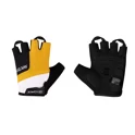 gloves FORCE SECTOR gel, black-yellow 