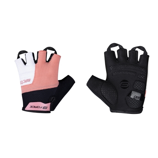 gloves FORCE SECTOR LADY gel, black-apricot
