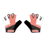 gloves FORCE SECTOR LADY gel, black-apricot L