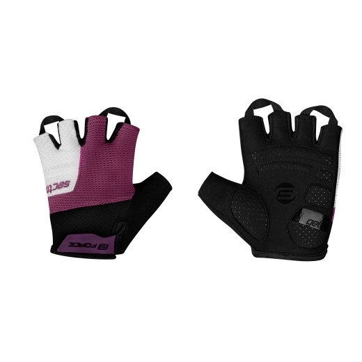gloves FORCE SECTOR LADY gel, black-purple