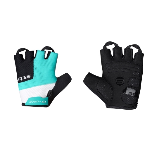 gloves FORCE SECTOR LADY gel, black-turquoise