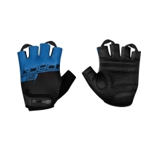 gloves FORCE SPORT, black-blue