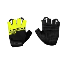 gloves FORCE SPORT, black-fluo