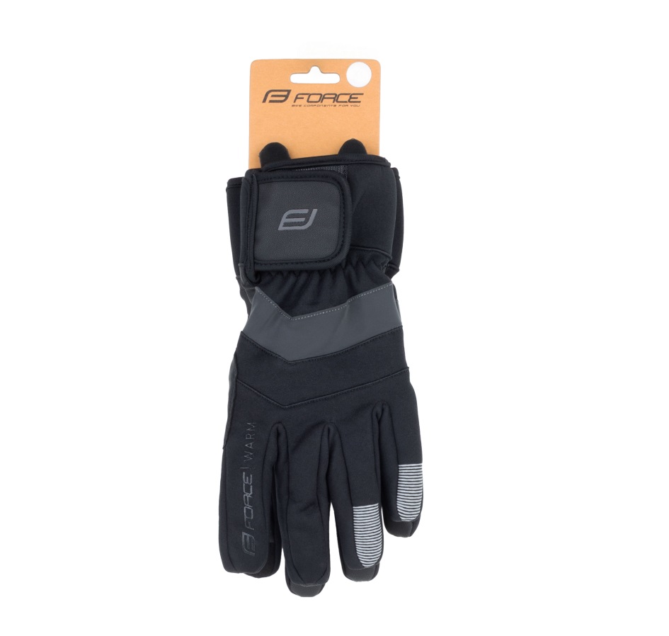 gloves FORCE WARMER, black