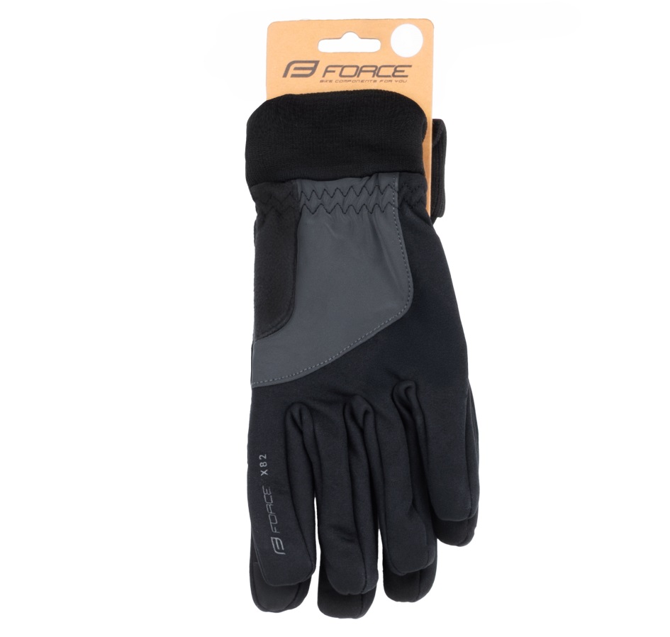 gloves FORCE X82, black