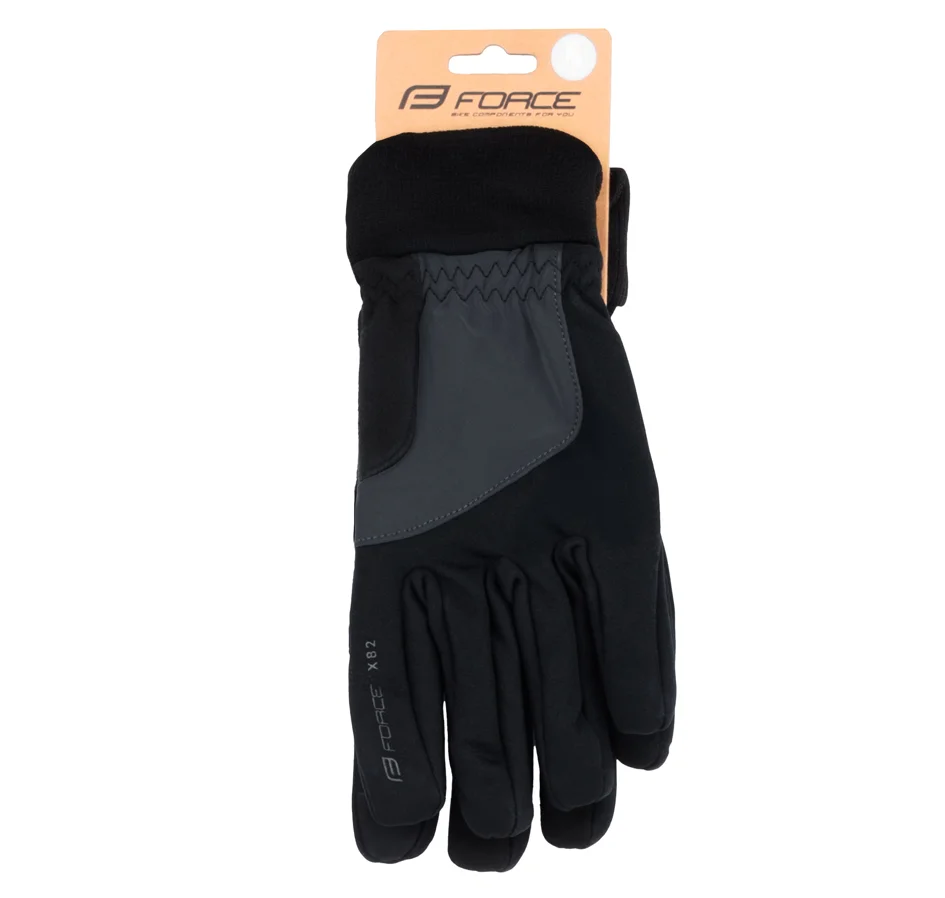gloves FORCE X82, black