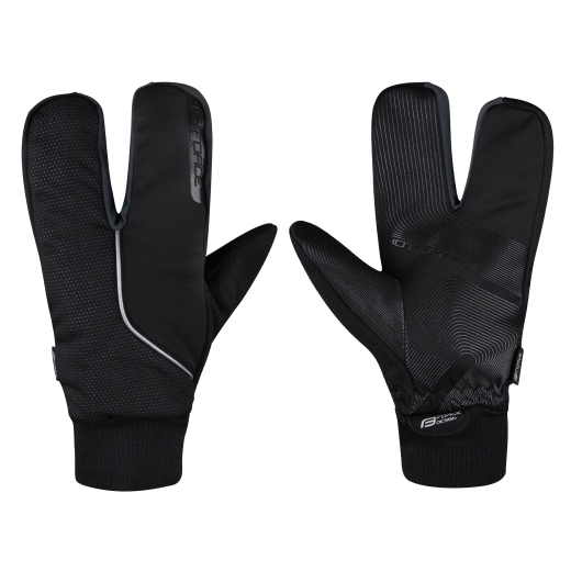 gloves winter F HOT RAK PRO 3 fingers, black
