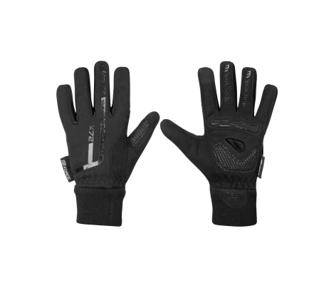 gloves winter FORCE KID X72, black