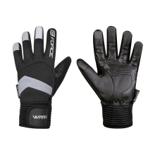 gloves winter FORCE WARM, black