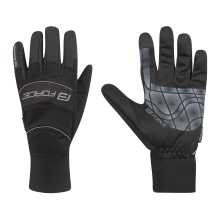 gloves winter FORCE WINDSTER SPRING, black