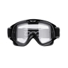 goggles FORCE downhill black, transparent lens