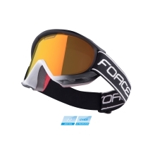 goggles FORCE SKI SWITCH black, multilaser lens