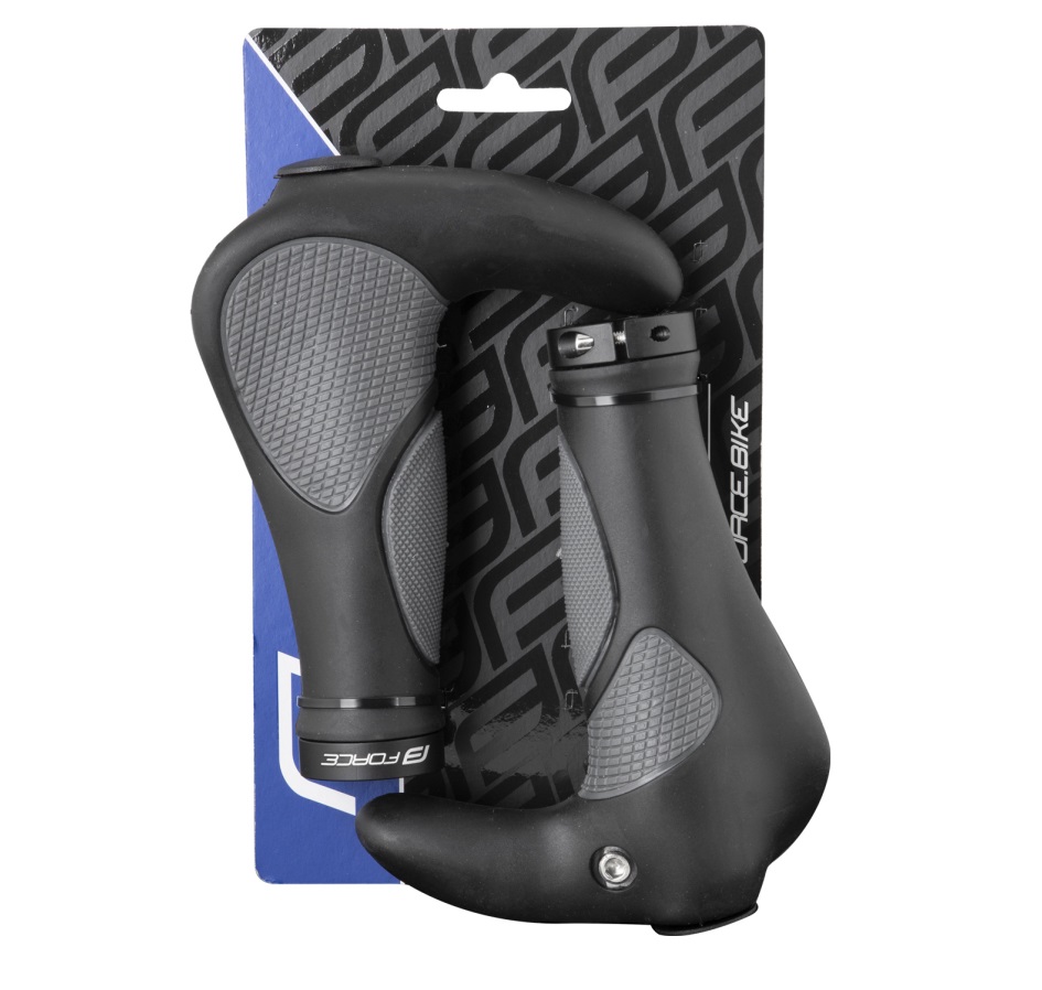 grips F GEL integrated bar ends 102mm, black-grey