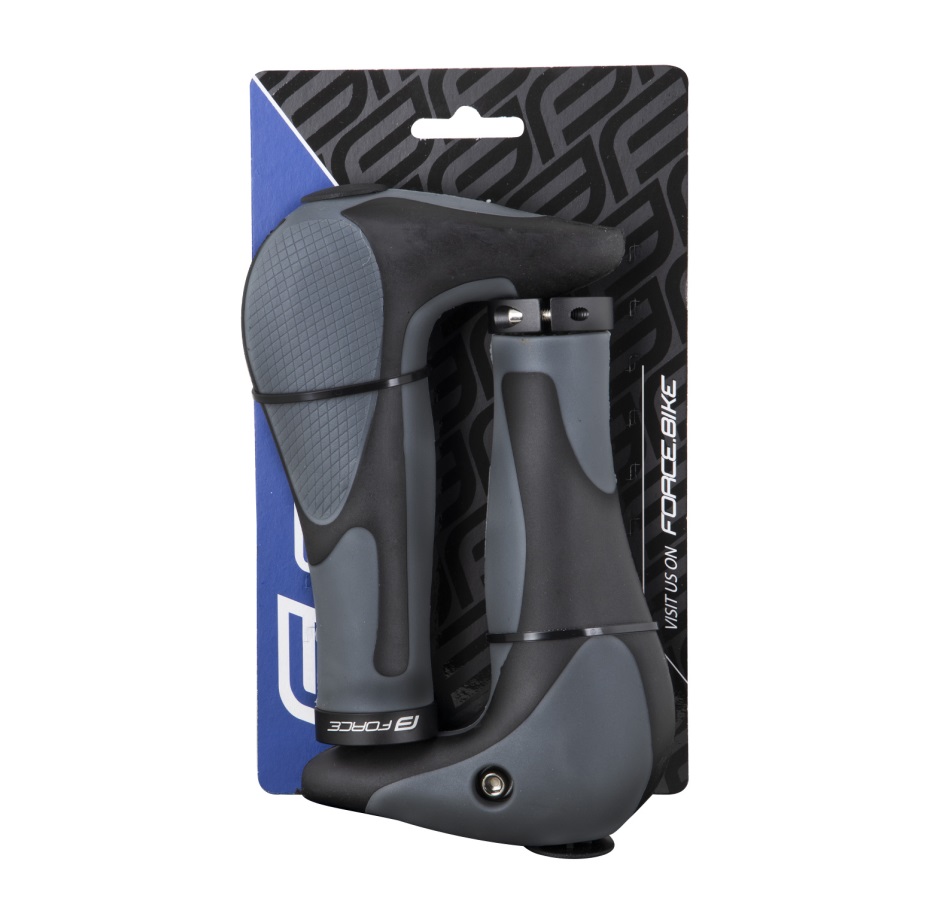 grips F GEL integrated bar ends 113mm, black-grey