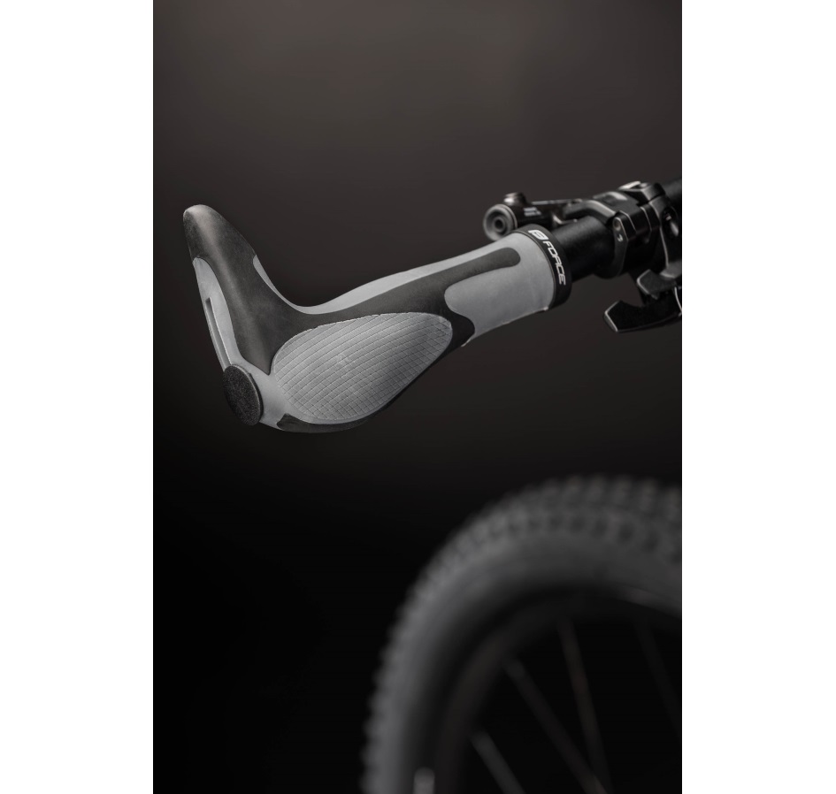 grips F GEL integrated bar ends 113mm, black-grey