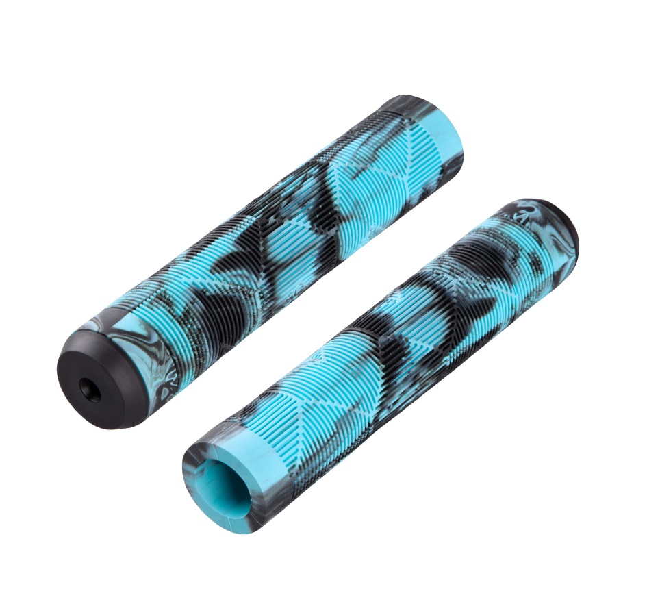 grips FORCE BMX145 rubber, black-blue, packed