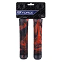 grips FORCE BMX145 rubber, black-red, packed