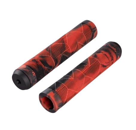 grips FORCE BMX145 rubber, black-red, packed