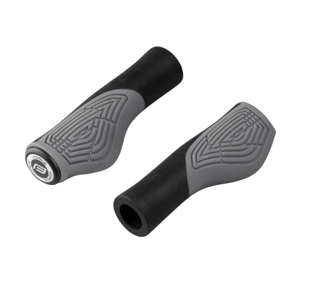 grips FORCE ERBOW shaped, black-grey, packed