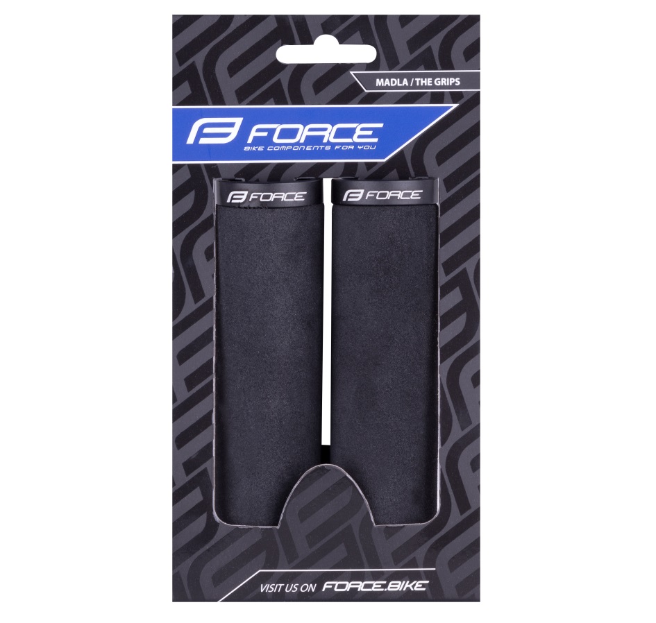 grips FORCE foam straight with locking, black,pack