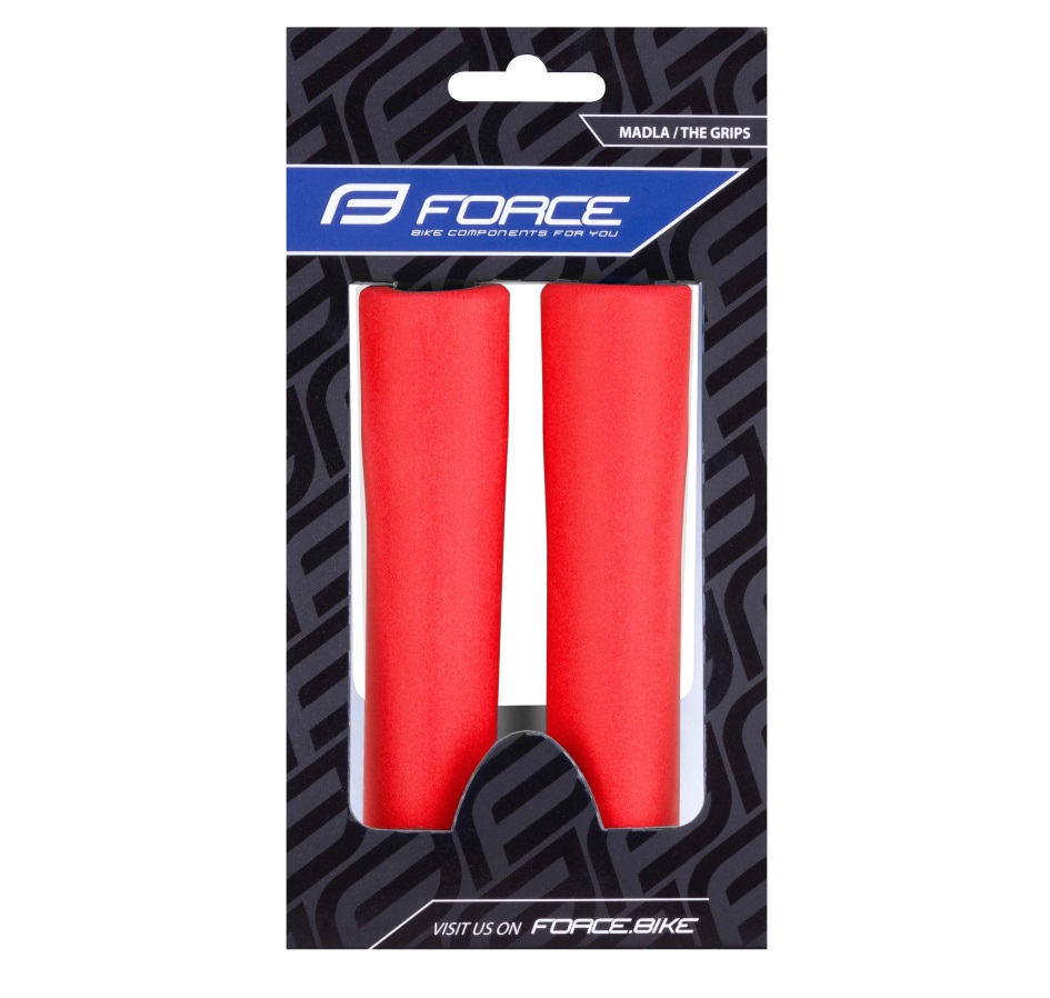 grips FORCE LUCK silicone, red, packed