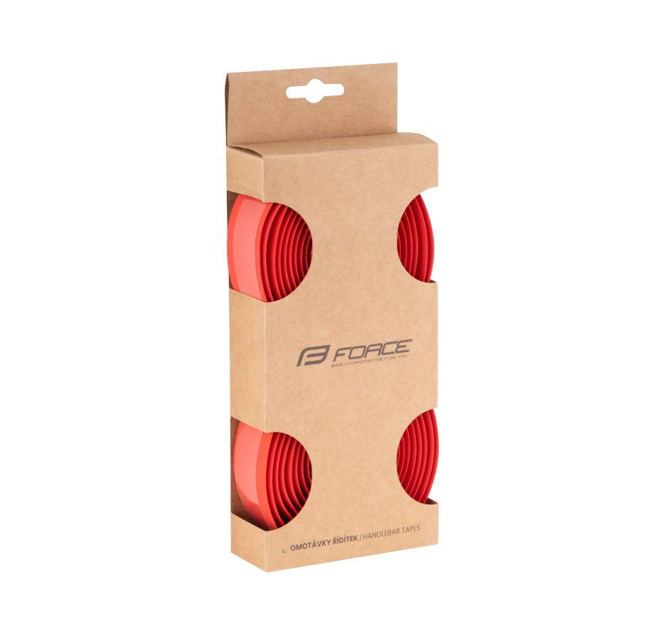 hadlebar tapes FORCE EVA, red