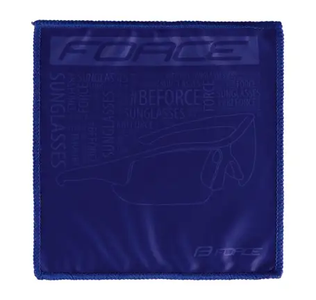 hadřík FORCE na čištění brýlí, modrý
